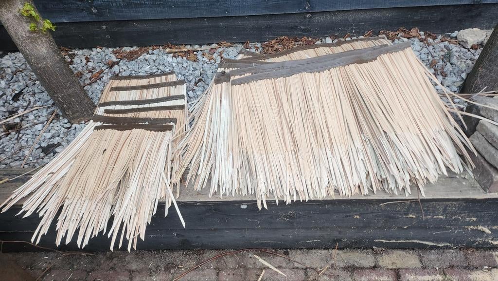 Kunstrietshingle Kreta - Goede staat, 3 jaar gebruikt, Tuin en Terras, Overkappingen, Ophalen of Verzenden, Gebruikt, Veranda