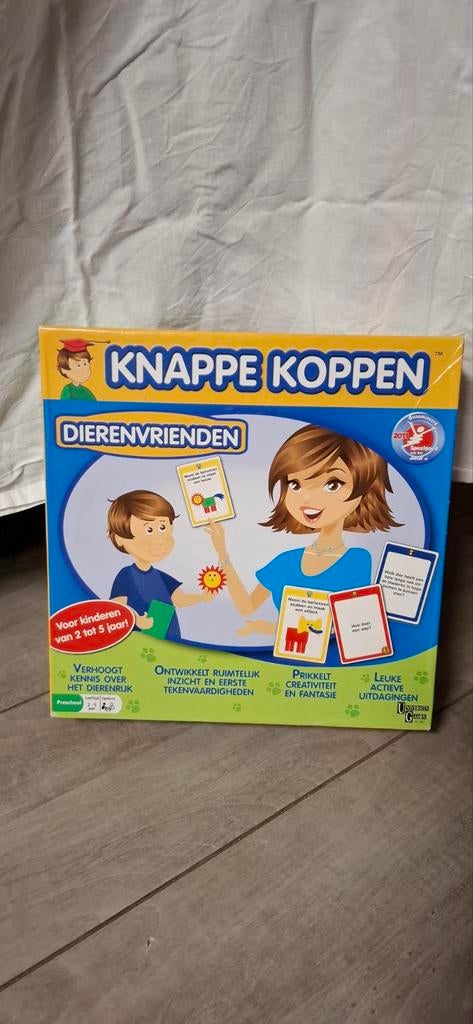 Knappe Koppen Dierenvrienden - Educatief Spel, Een of twee spelers, Ophalen of Verzenden, Gebruikt, University Games