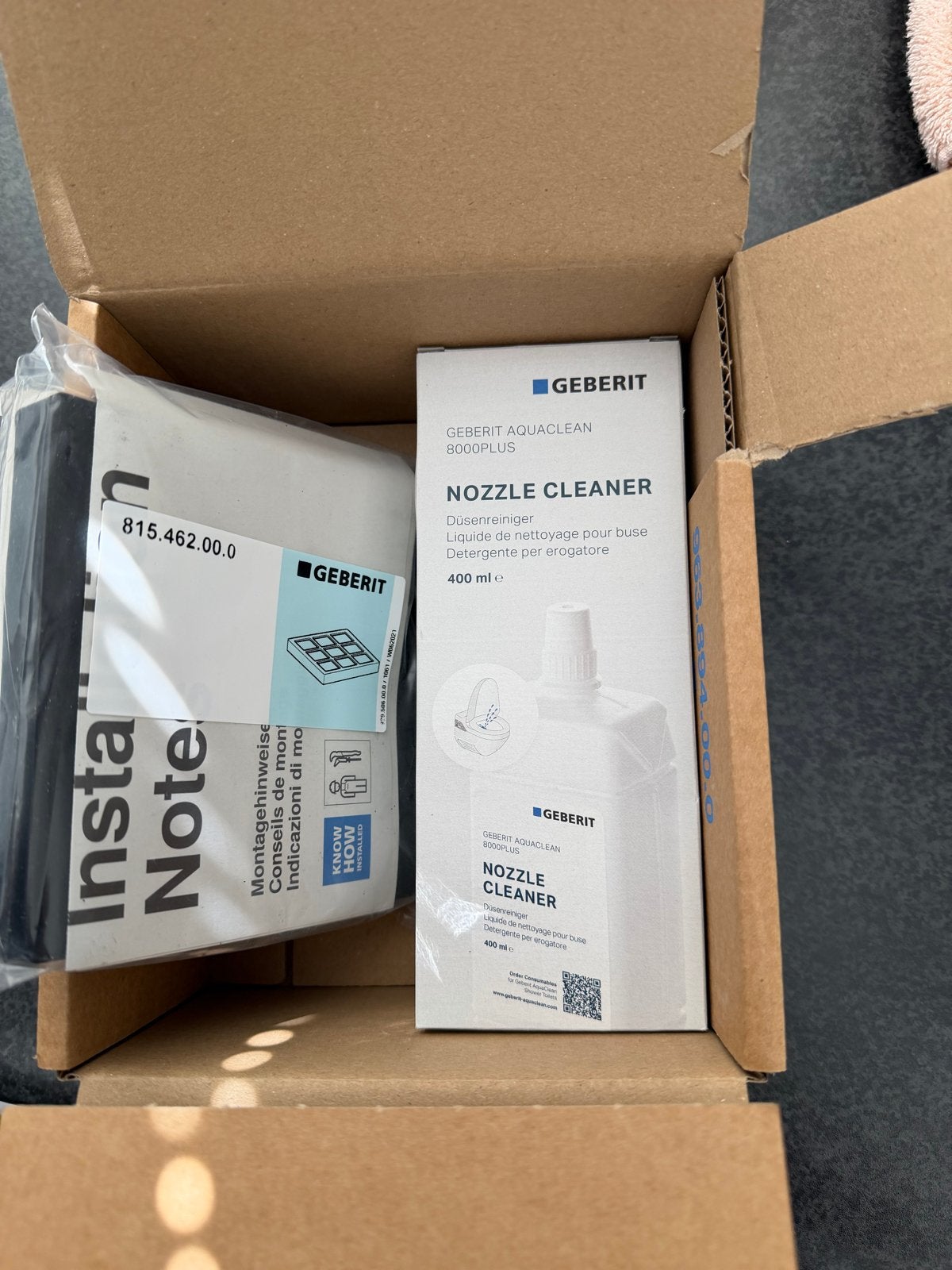 Geberit AquaClean 8000plus Nozzle Cleaner Set, Ophalen of Verzenden, Nieuw, Toilet