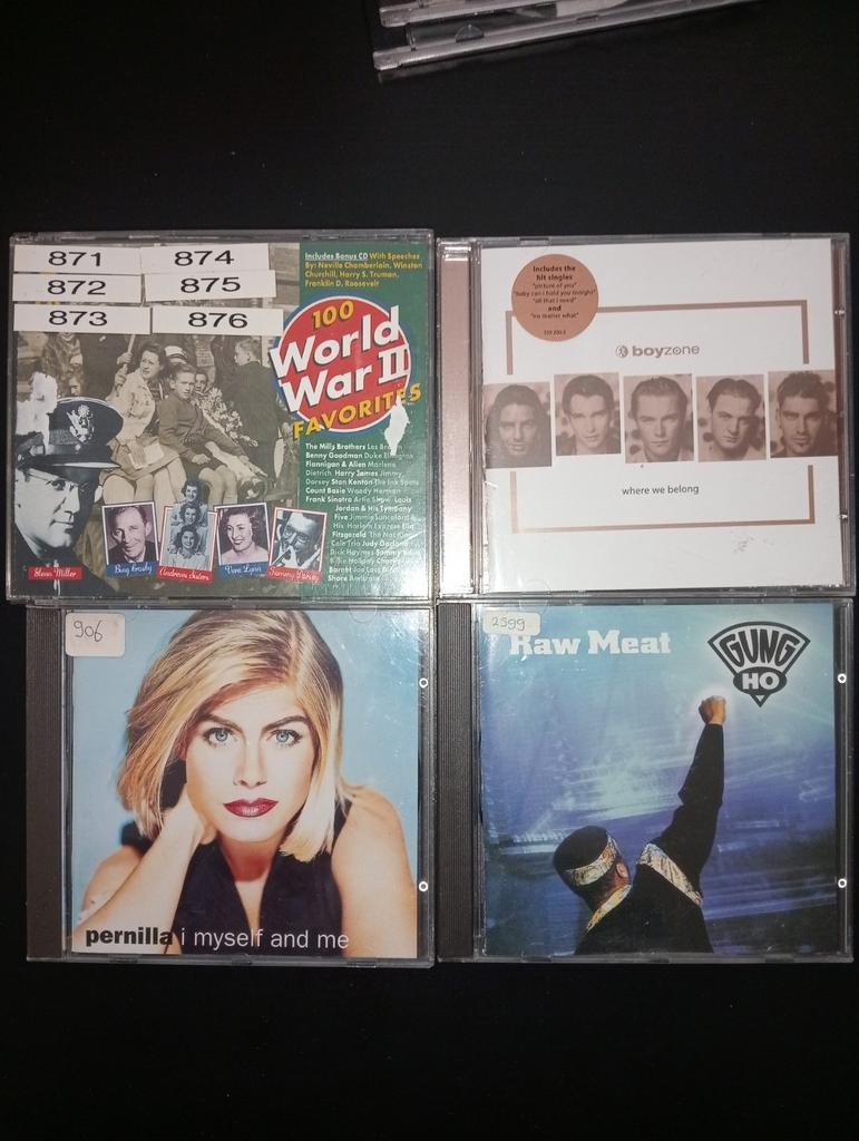 CD-collectie: Boyzone, Pernilla, Gung Ho & WOII Hits, Ophalen of Verzenden, Gebruikt