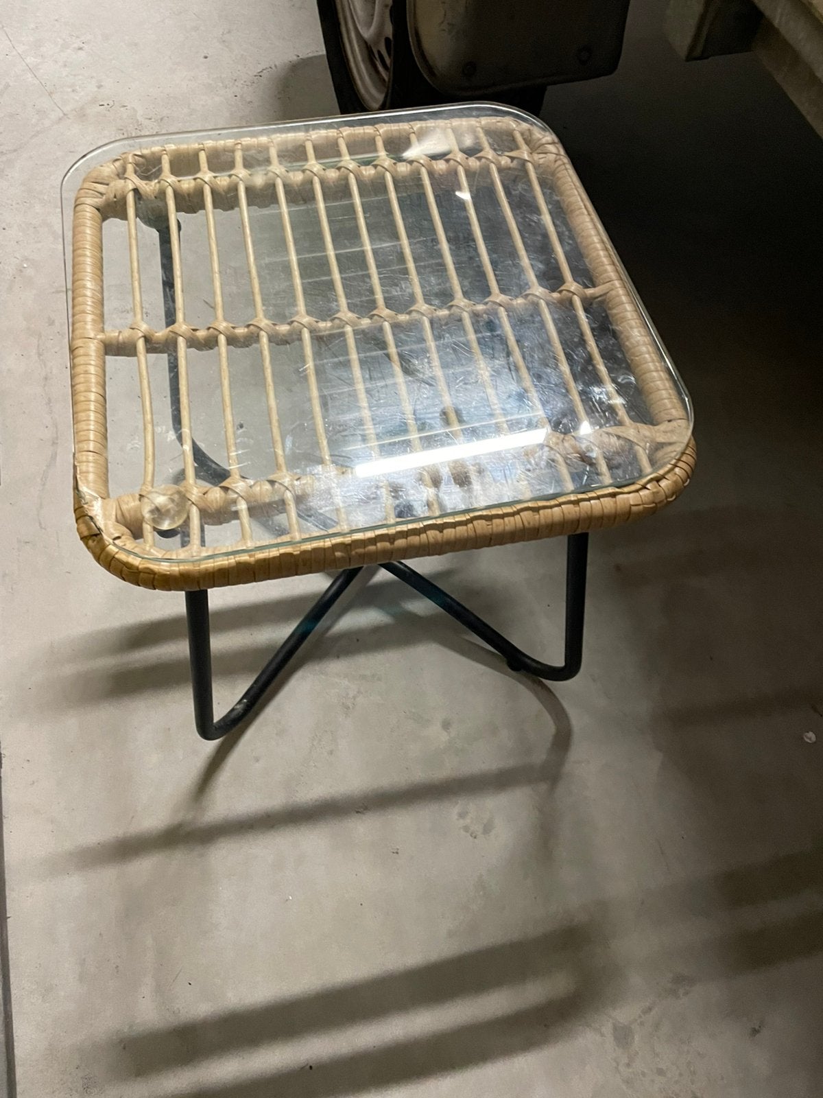 Tafeltjes, Minder dan 55 cm, Rond, Glas, Ophalen
