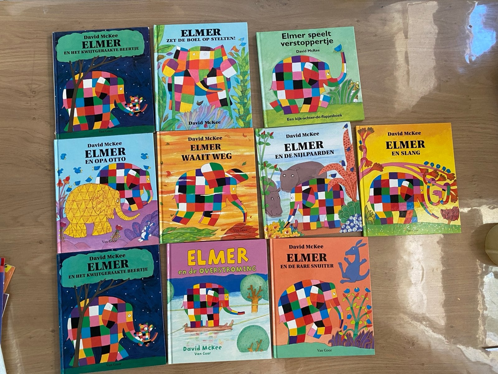 10x Elmer de kleurtjes olifant boeken van David McKee, Boeken, Fictie algemeen, Jongen of Meisje, Ophalen of Verzenden, Zo goed als nieuw