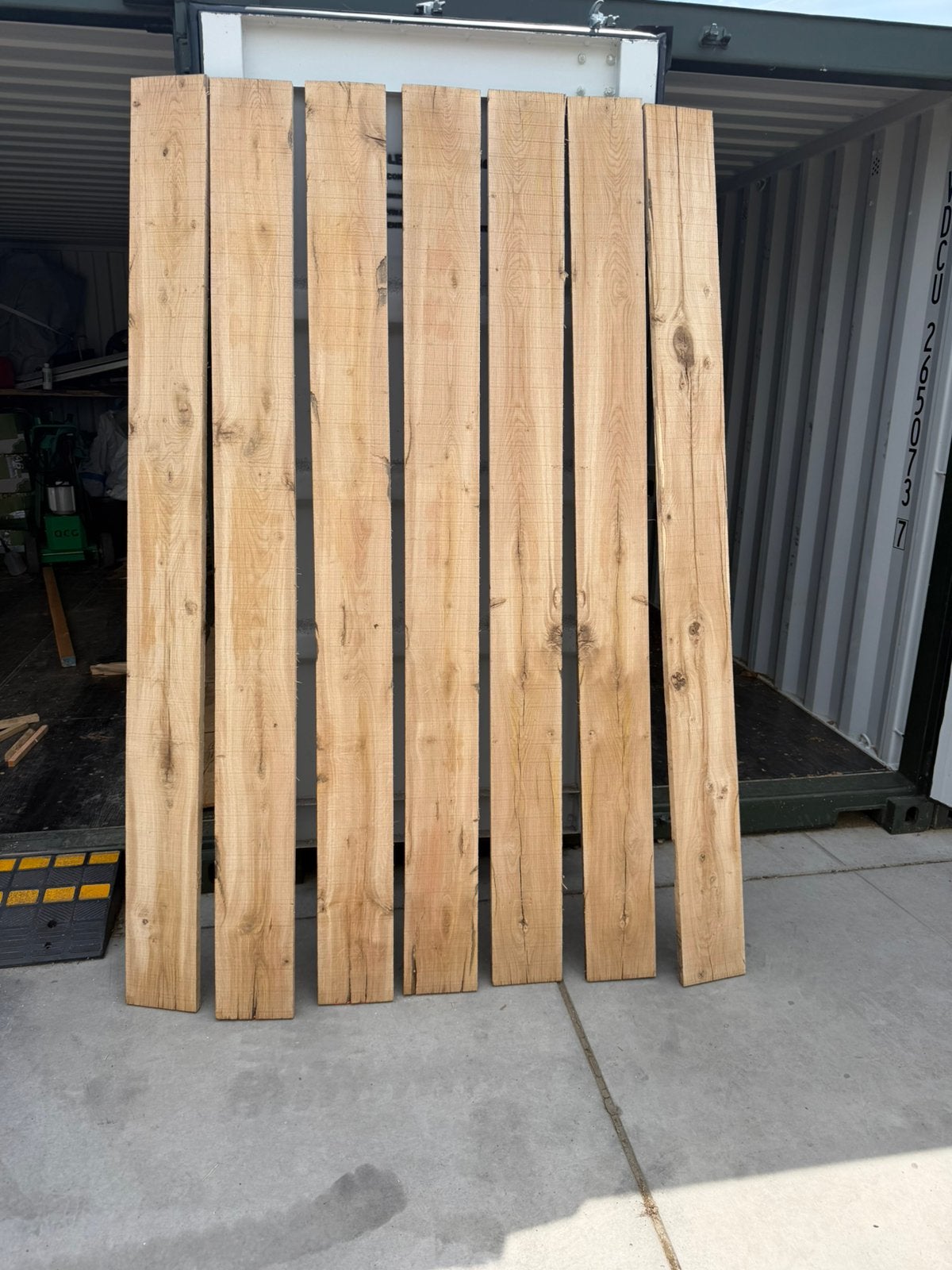 7 oud eiken planken voor 40 euro per stuk