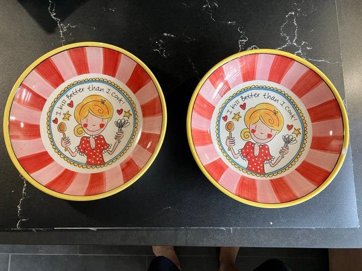 Blond Pastaborden, Ophalen, Aardewerk, Bord(en)