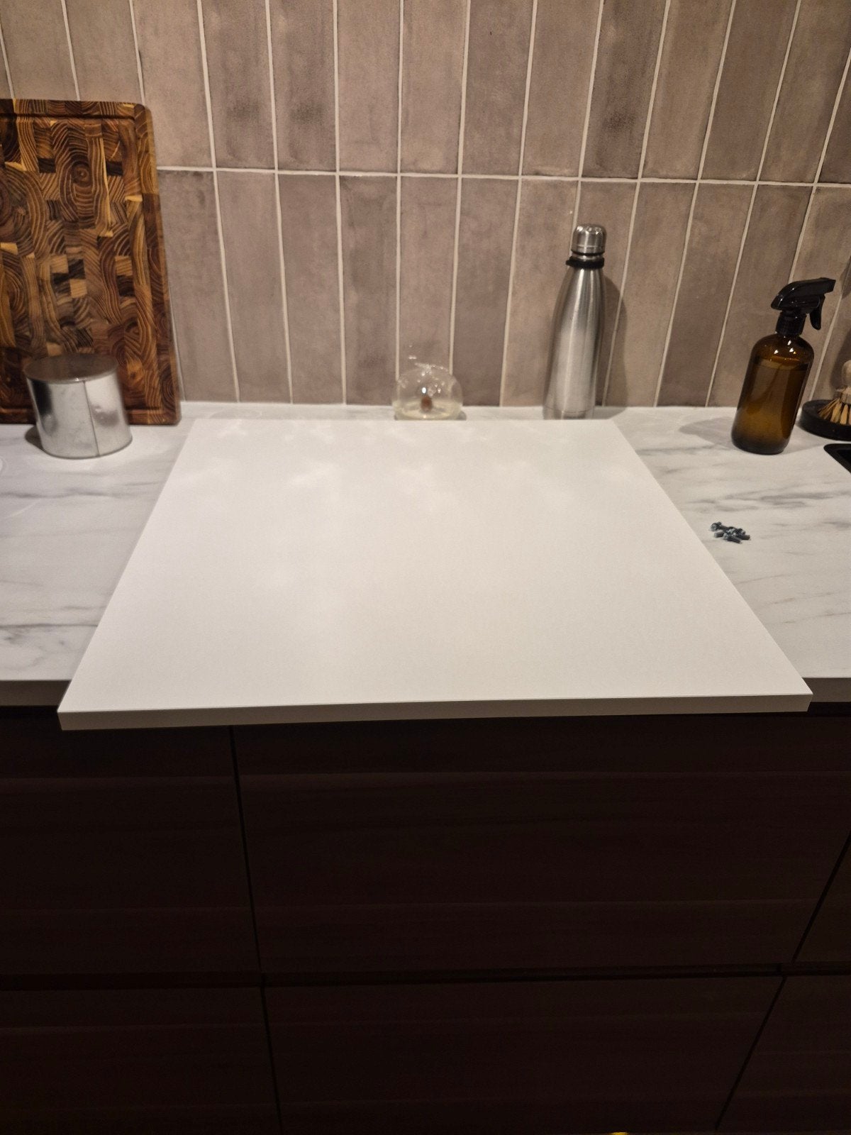 IKEA UTRUSTA Plank wit, Ophalen, Wit, 50 tot 100 cm, Zo goed als nieuw