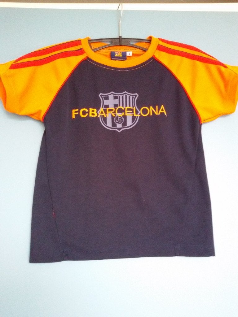 FC Barcelona Kindershirt, Ophalen of Verzenden, Gebruikt, Buitenlandse clubs, Shirt
