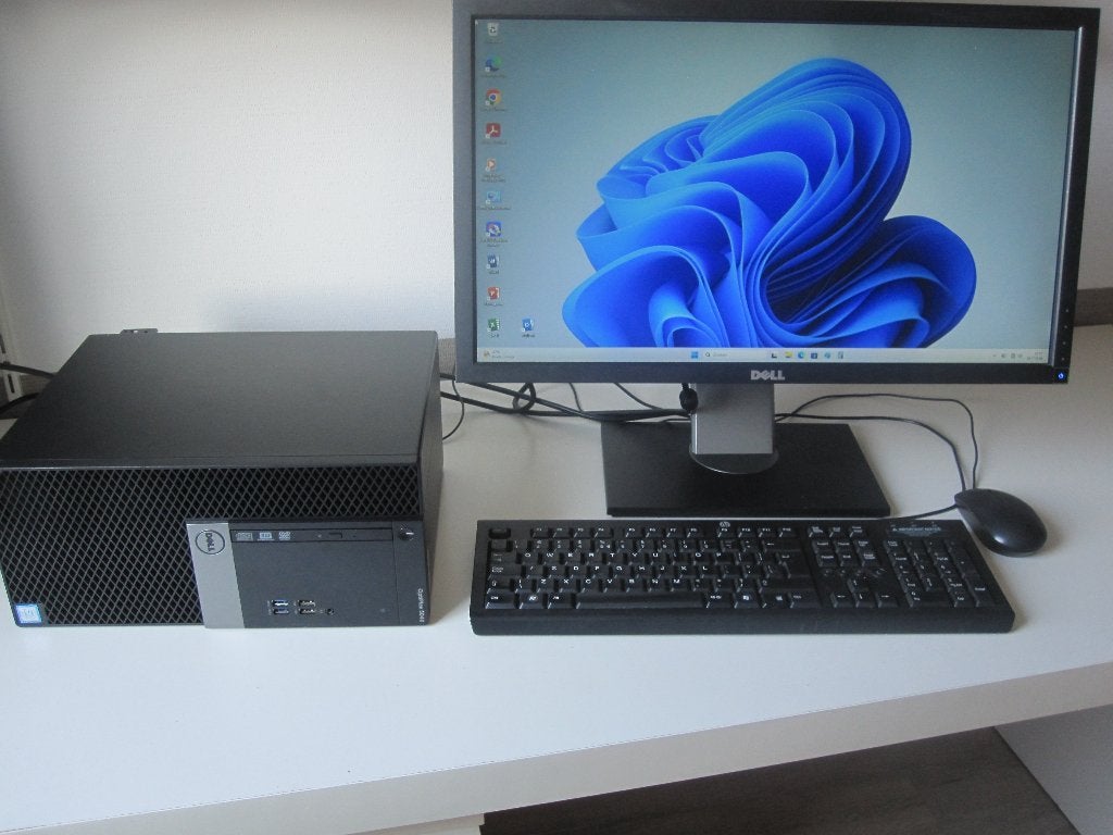 Dell Optiplex 5040 i7-6700 Nvidia 256gb SSD + 500gb +24 inch, Computers en Software, Desktop Pc's, Met monitor, Ophalen of Verzenden