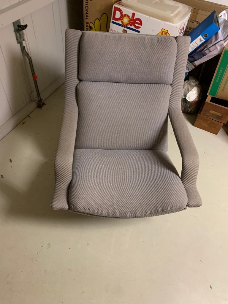 Vintage Artifort Fauteuil F140, Ophalen, Gebruikt, 75 tot 100 cm, Stof