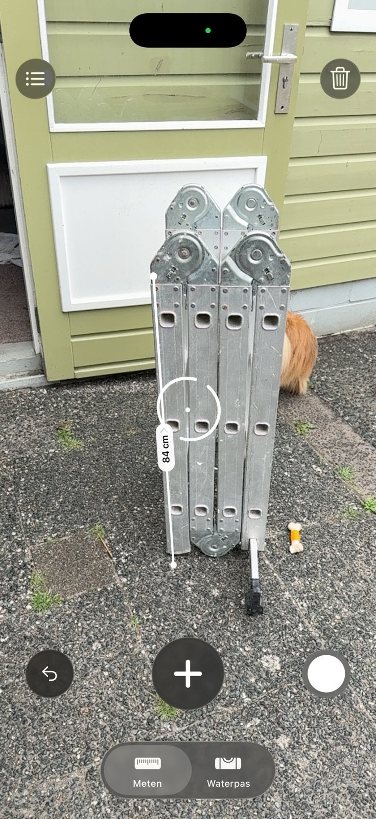 Uitklap ladder 3,5m, Doe-het-zelf en Verbouw, Ophalen, Zo goed als nieuw, 4 meter of meer