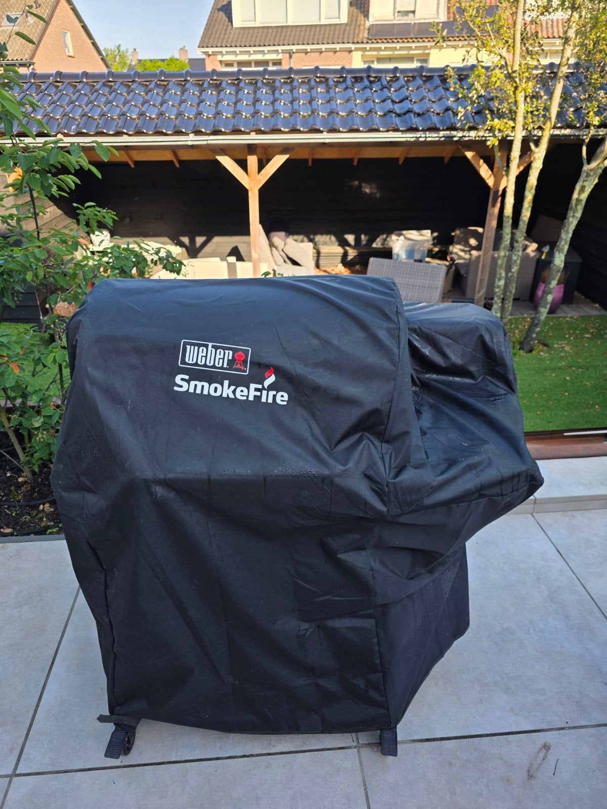 Weber SmokeFire EPX4 Pellet BBQ - Zo goed als nieuw, Ophalen of Verzenden, Zo goed als nieuw, Weber