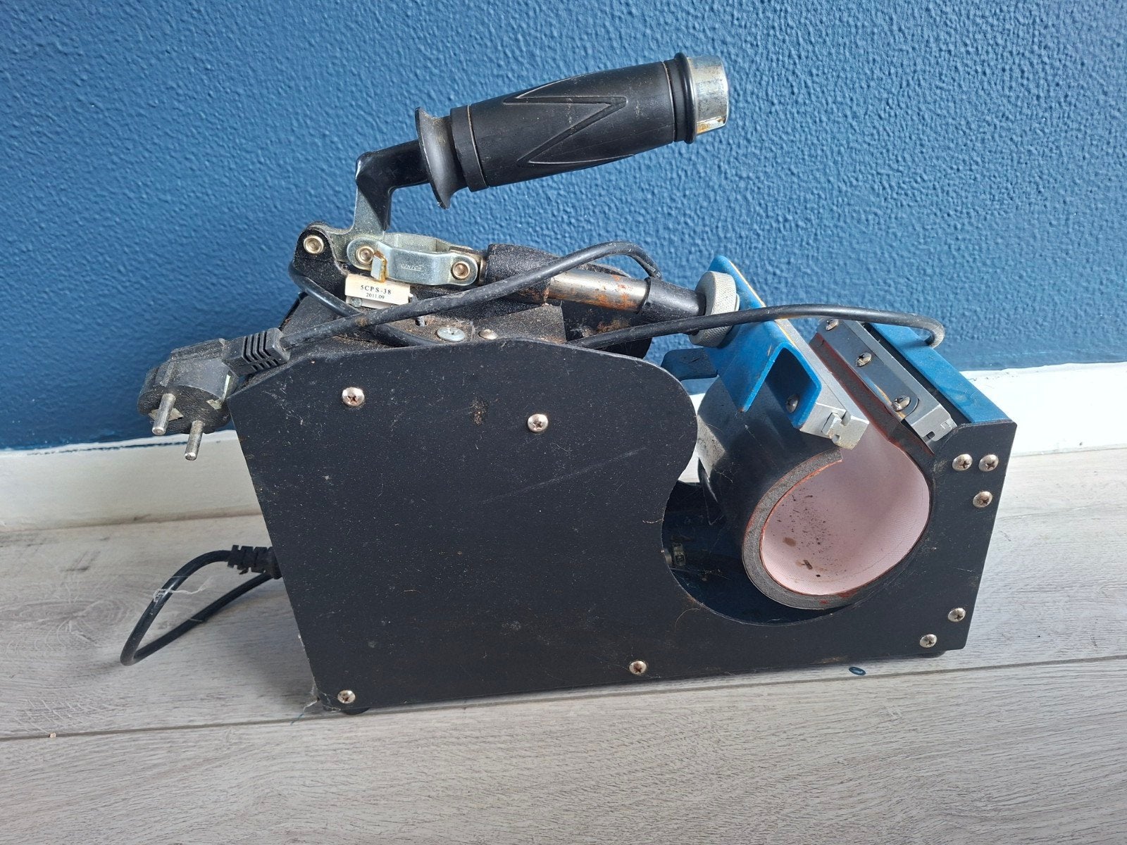 Mokken heatpress, Ophalen of Verzenden, Gebruikt, Applicator