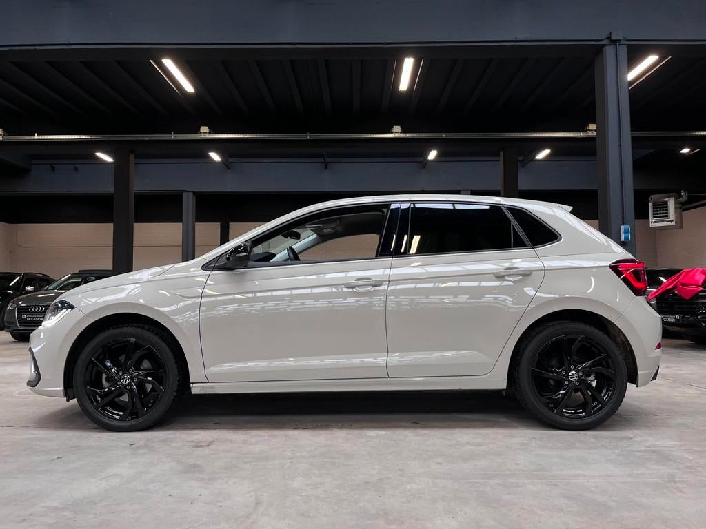 Volkswagen POLO 1.0 TSI Style Automaat/IQ-Drive/Carplay/Came, Gebruikt, Euro 6, Leder en Stof, Wit