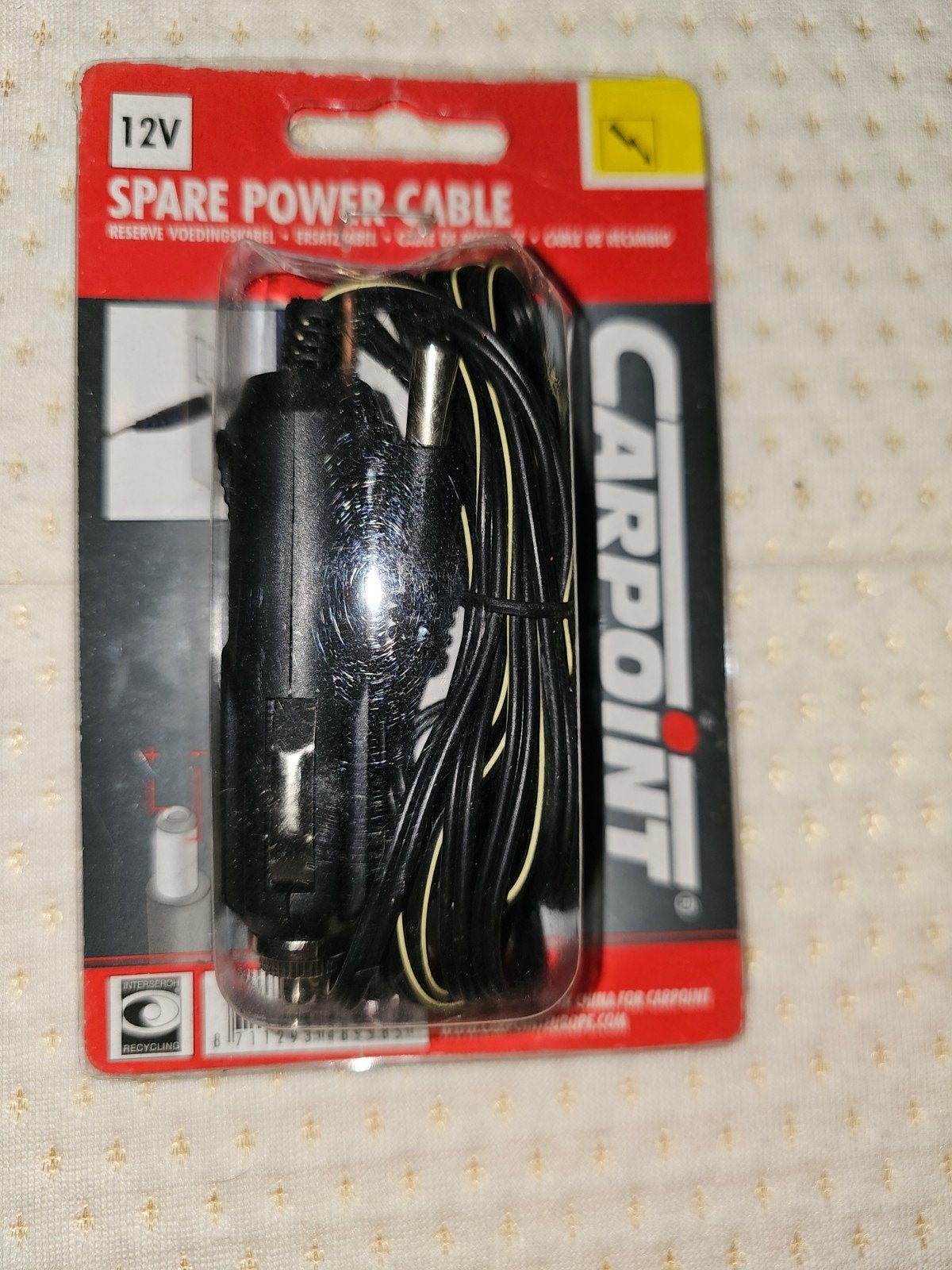 Carpoint 12V Reserve Voedingskabel Sigarettenaansteker, Auto diversen, Auto-accessoires, Ophalen of Verzenden