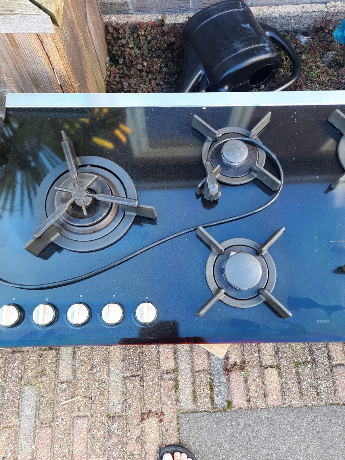ATAG gasfornuis met 4 kookzones - Gebruikt, Ophalen, Gebruikt, 60 cm of meer, Inbouw