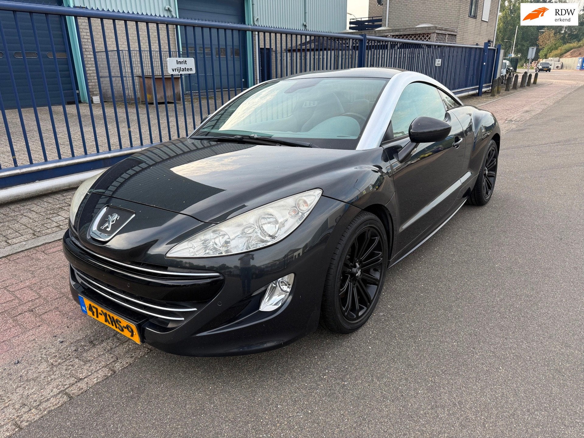 Peugeot RCZ 1.6 THP 155 *198.201 KM*LEER*ACTIEPRIJS!, Euro 5, Gebruikt, Zwart, 4 stoelen