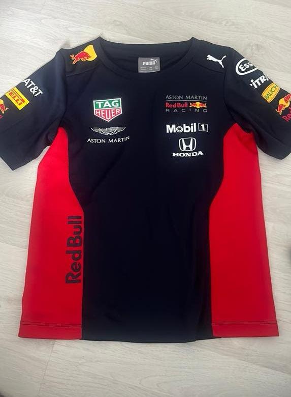 PUMA Aston Martin Red Bull Racing Formule 1 team t-shirt, Ophalen of Verzenden, Zo goed als nieuw