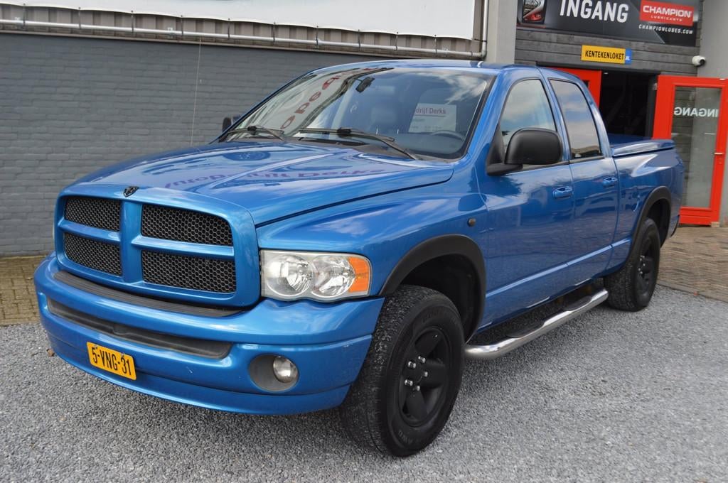 Dodge RAM 1500 5.7 V8 Hemi LPG/G3 |Airco | Leer |Grijs Kente, Auto's, Automaat, 8 cilinders, 5654 cc, Leder