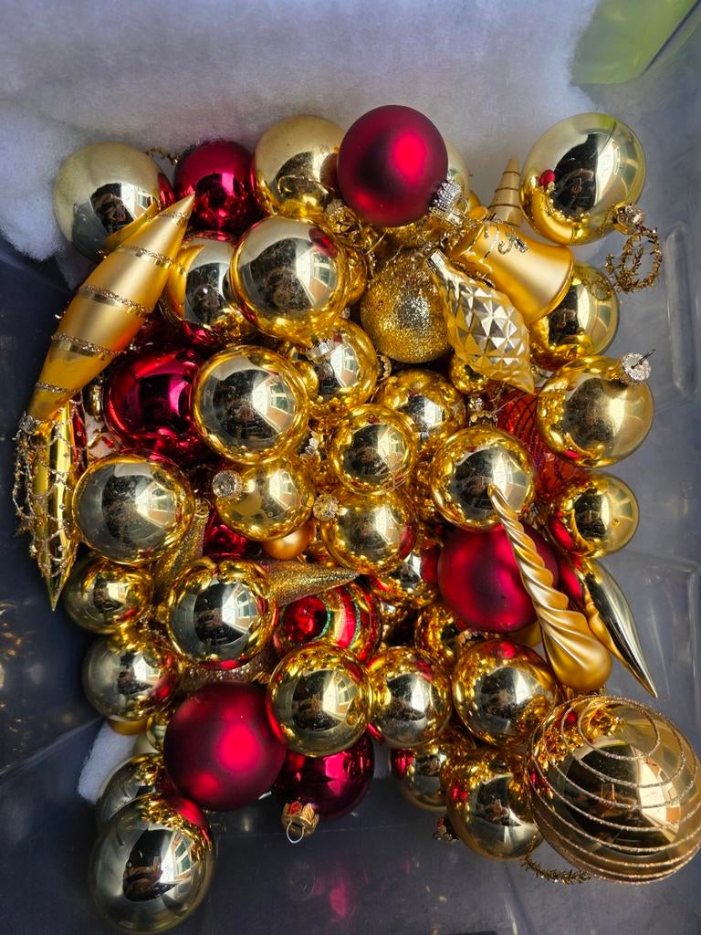 Kerstballen van glas, Diversen, Kerst, Ophalen, Nieuw