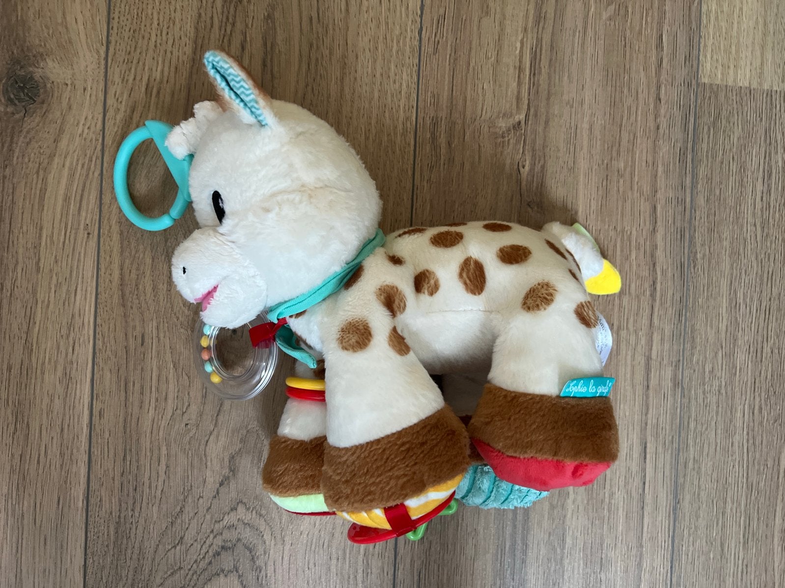 Sophie de Giraf knuffel sensorische activiteitenknuffel, Ophalen, Zo goed als nieuw, Rammelaar