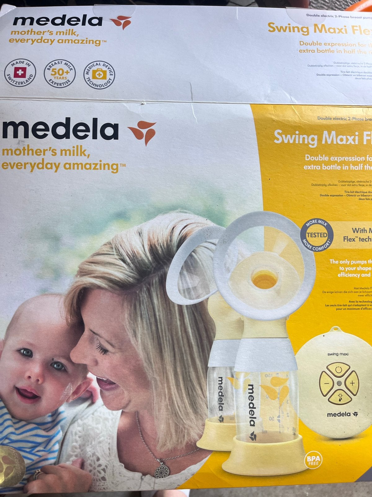 Medela Swing Maxi Flex dubbele elektrische borstkolf, Ophalen, Medela, Borstkolf, Zo goed als nieuw
