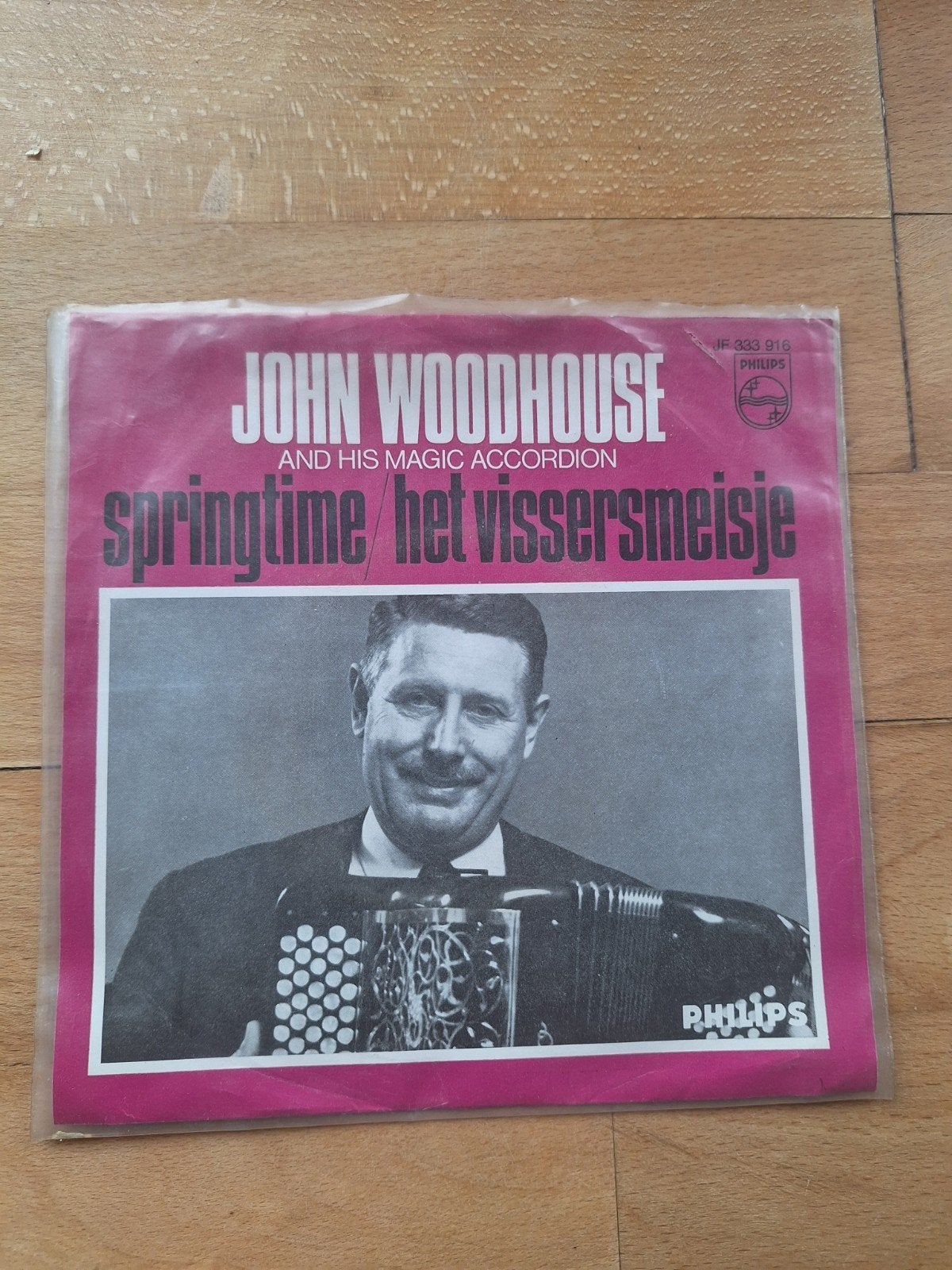 John Woodhouse - Springtime / Het Vissersmeisje 7 inch vinyl, Gebruikt, Overige genres, 7 inch, Ophalen of Verzenden