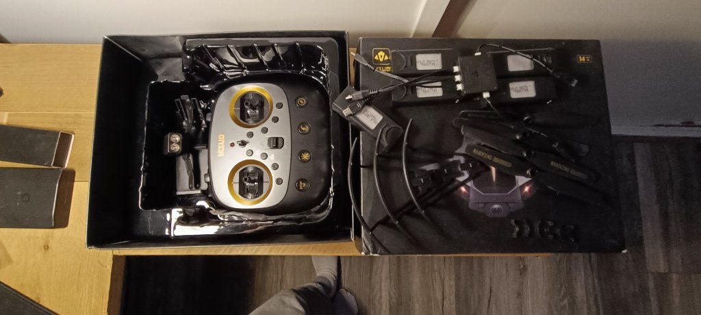 Drone VISUO XS812, 100 tot 1000 meter, Overige merken, Extra accu('s), Niet werkend