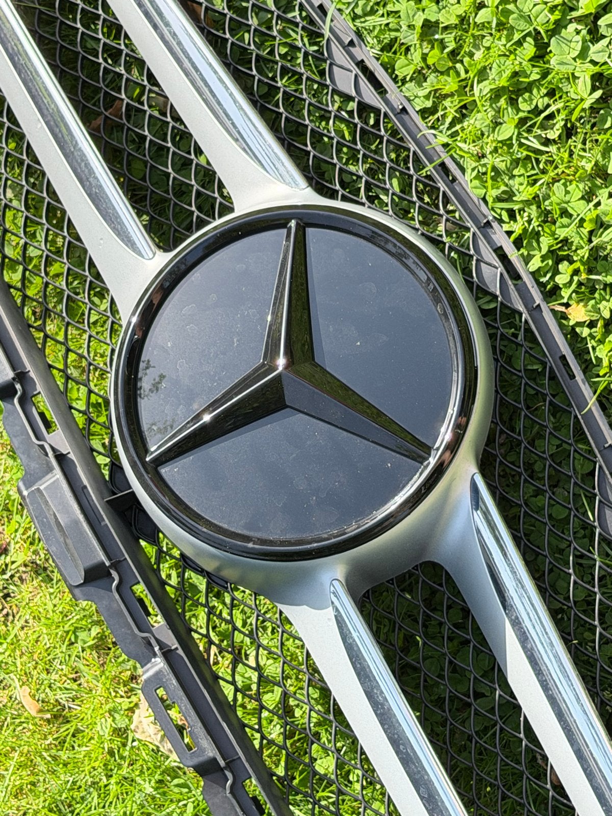 Zwarte Mercedes ster voor W204/S204 (2008-2013), Auto-onderdelen, Voor, Mercedes-Benz, Nieuw, Ophalen of Verzenden