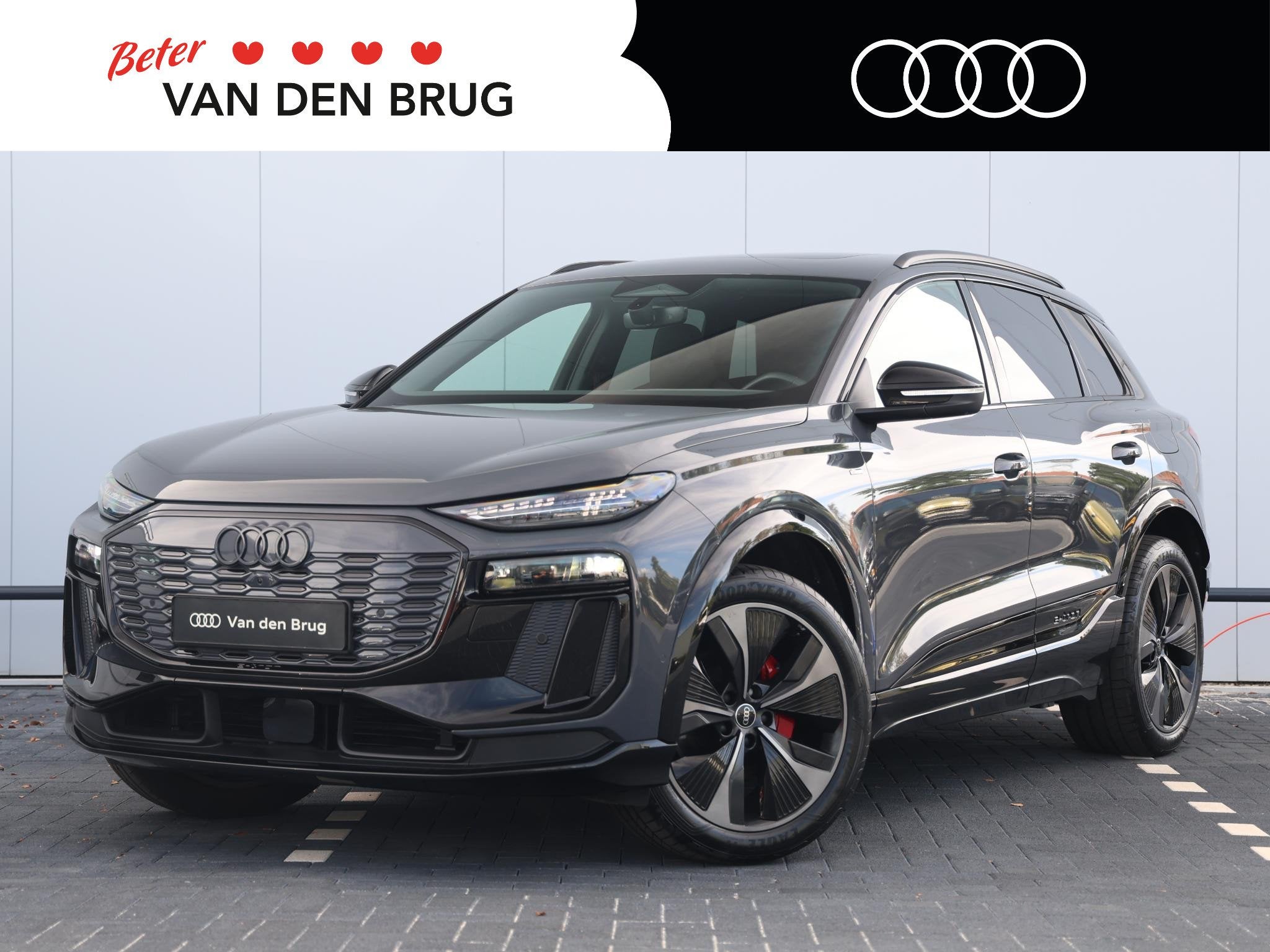 Audi Q6 e-tron S edition quattro 100 kWh 388pk | Luchtvering, Auto's, Automaat, Gebruikt, Parkeerassistent, 625 km