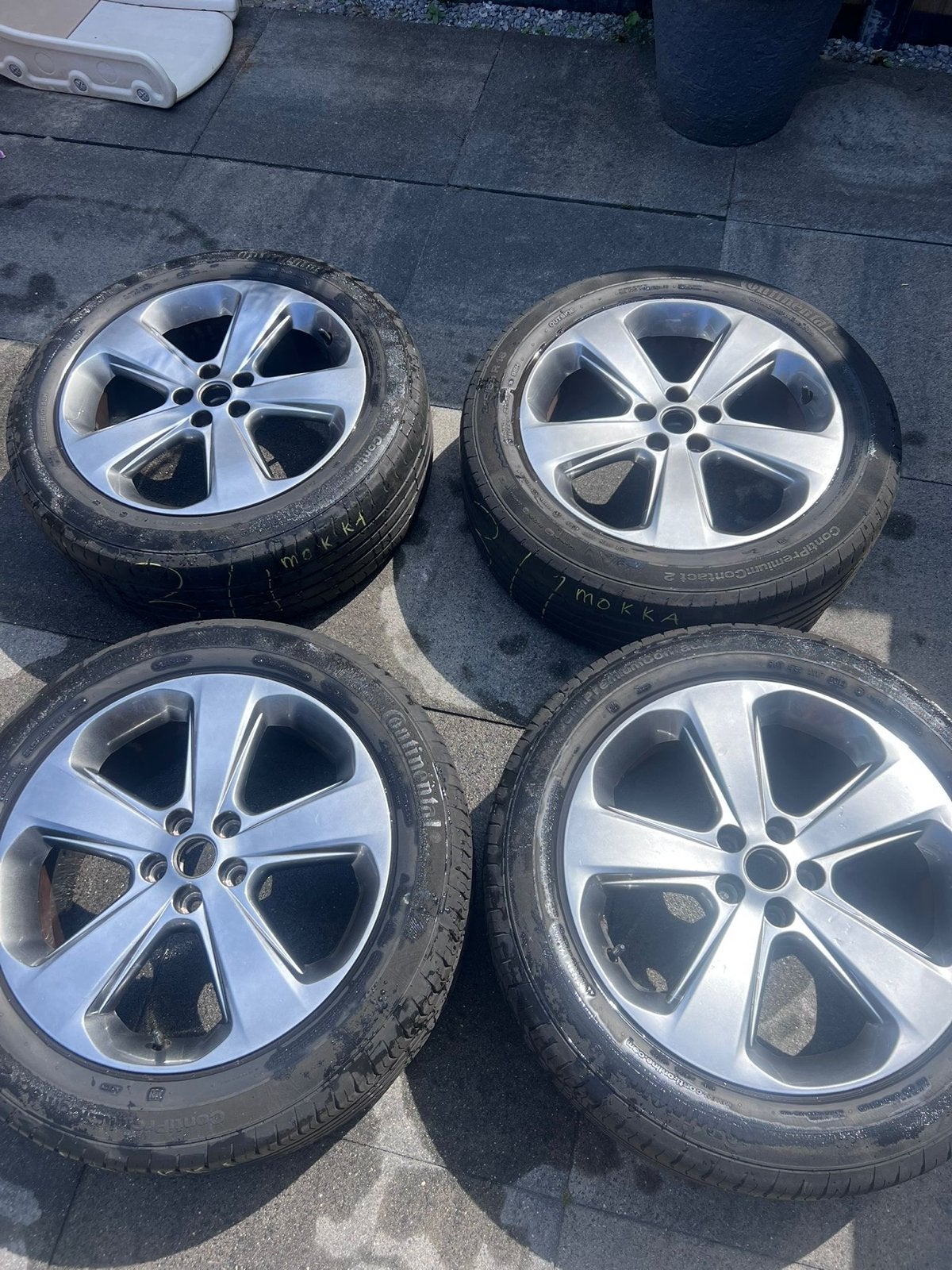 Opel Mokka 2013 Zomerbanden (2 aan vervanging toe), Auto-onderdelen, Banden en Velgen, Banden en Velgen, Zomerbanden, 18 inch