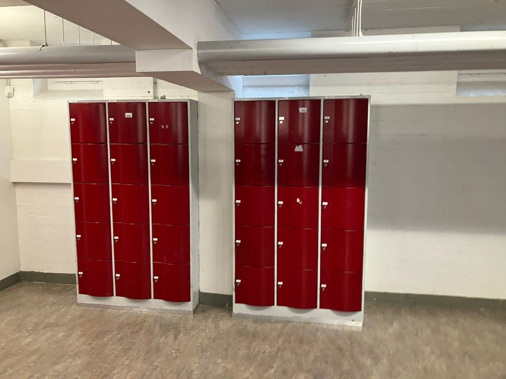 15-deurs CP lockerkast HUFTERPROOF - 195x116x48 cm, Niet ingevuld, Gebruikt, Niet ingevuld, Niet ingevuld