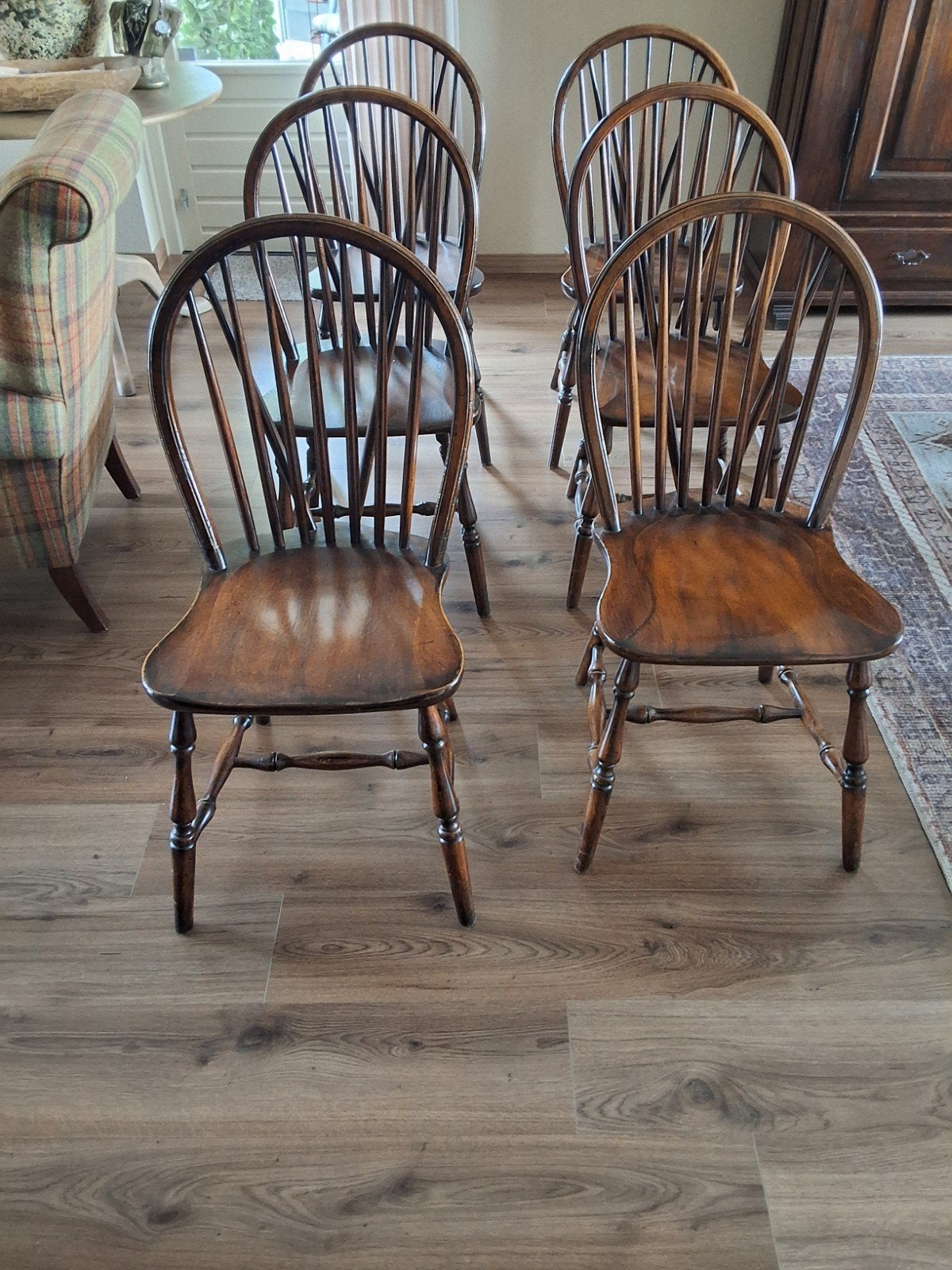 eetkamerstoelen, Ophalen, Windsor, Bruin, Zo goed als nieuw