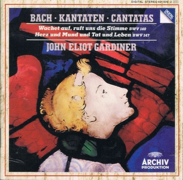 Bach- John Eliot Gardiner- Kantaten BWV 140 & 147 CD, Gebruikt, Ophalen of Verzenden, Orkest of Ballet, Barok