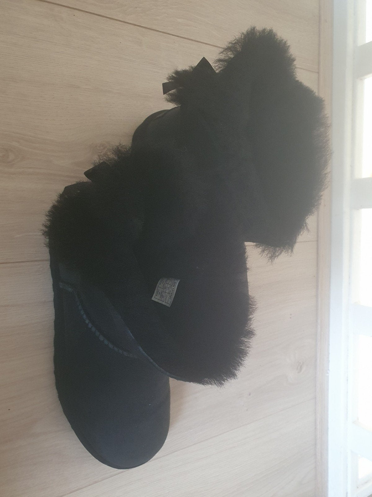 UGG Mini Bailey Bow II Laarzen Zwart Maat 39, UGG, Zwart, Lage of Enkellaarzen, Ophalen of Verzenden