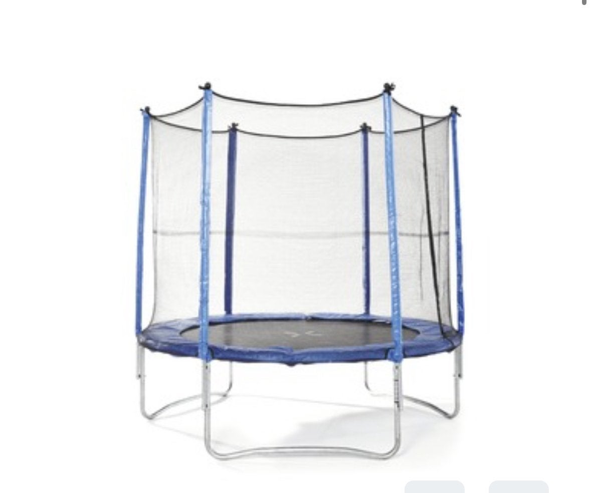 Hero Sports Trampoline 244 cm met veiligheidsnet, Ophalen, Gebruikt