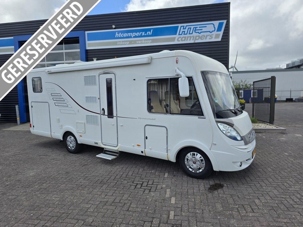 Hymer B678 B.J 2011 3ltr,158PK, Automaat, Dakairco., Caravans en Kamperen, Standaard zit, Ringverwarming, Fiat, Airbags