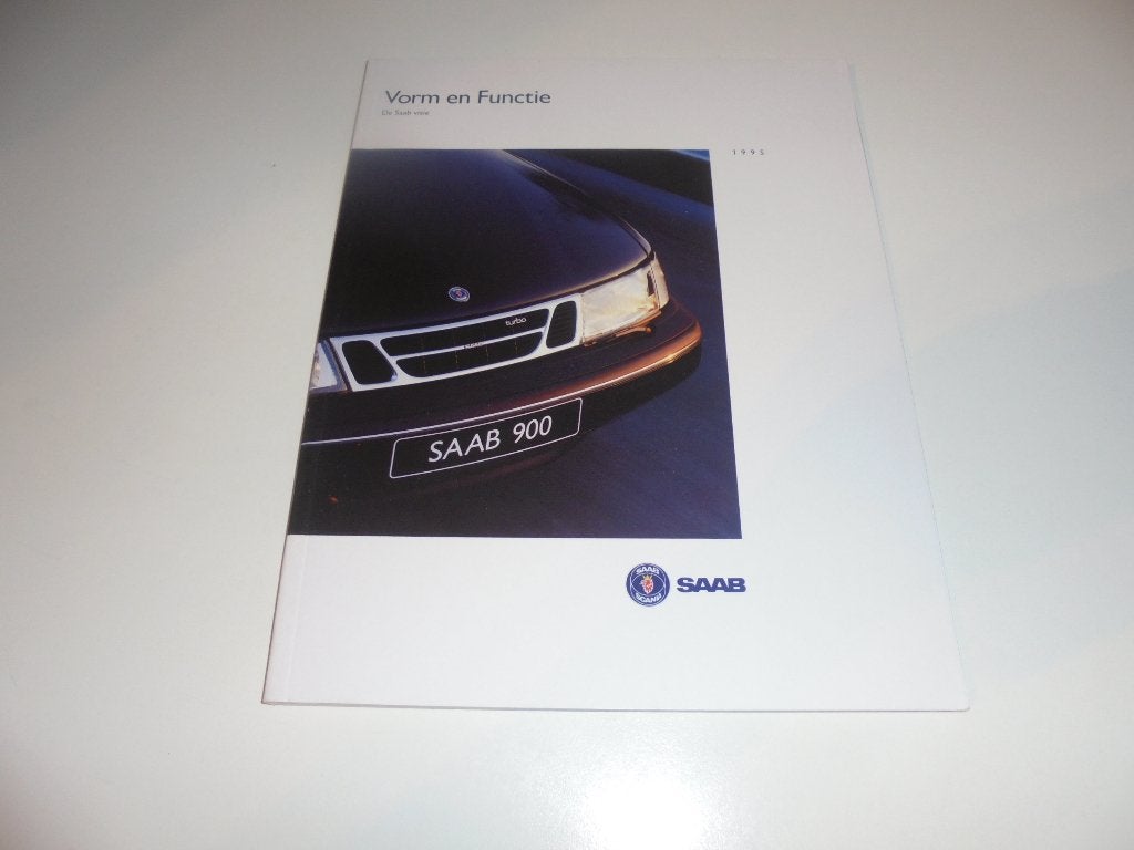 brochure Saab 1995 Vorm en Functie, Ophalen of Verzenden, Nieuw, Overige merken