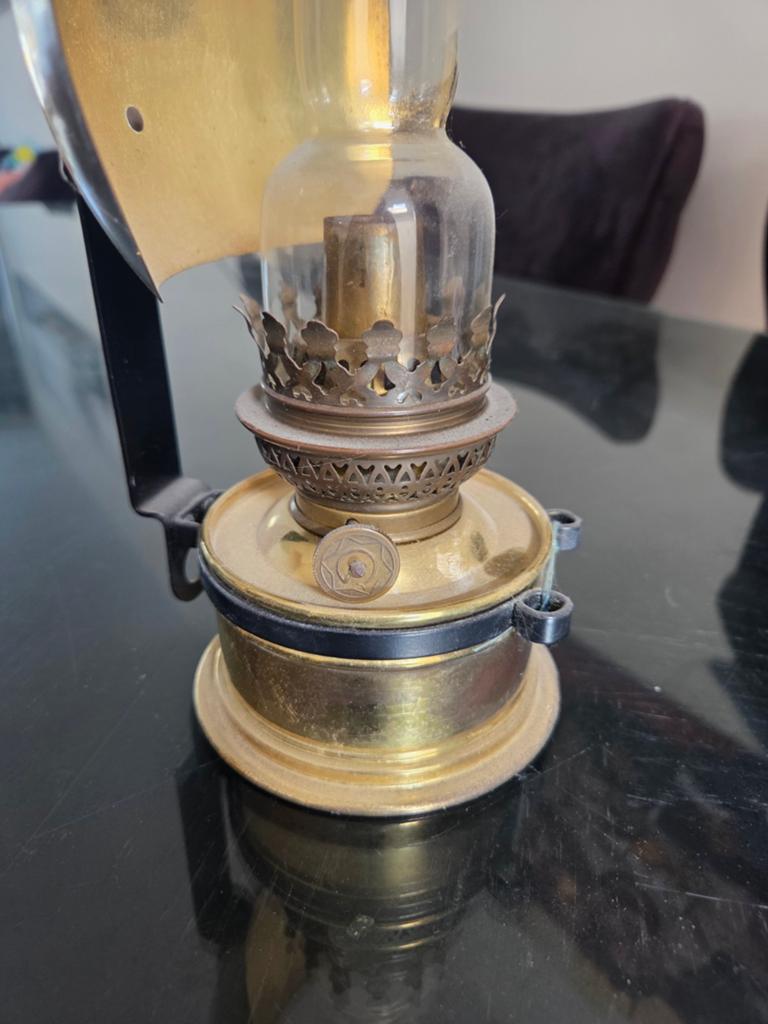 Antieke Petroleumlamp - 19e Eeuw, Antiek en Kunst, Antiek | Lampen, Ophalen of Verzenden