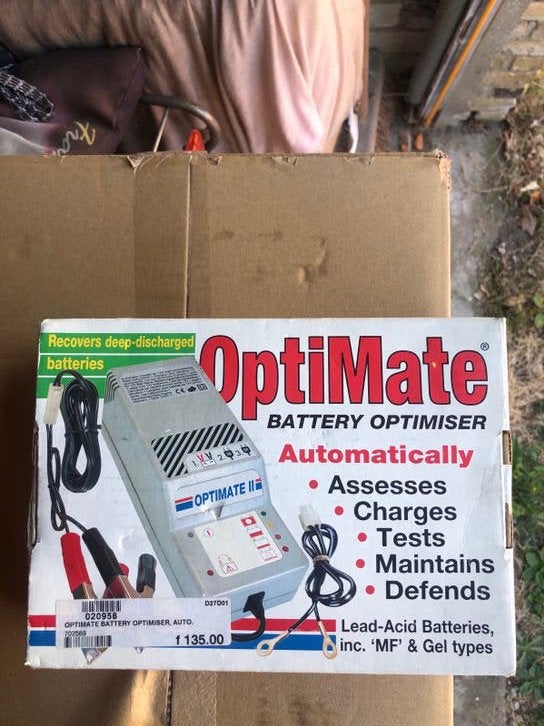 OptiMate II Acculader / Batterij Optimalisator, Ophalen of Verzenden, Nieuw, Universele onderdelen