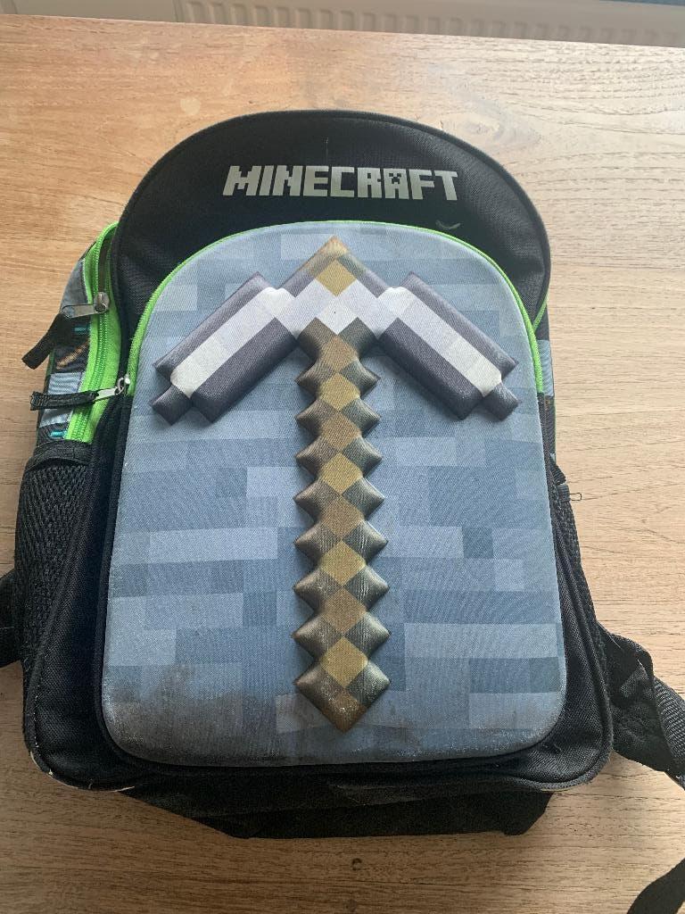 Rugtas Minecraft, Sieraden, Tassen en Uiterlijk, Overige merken, Gebruikt, 25 tot 40 cm, Ophalen of Verzenden