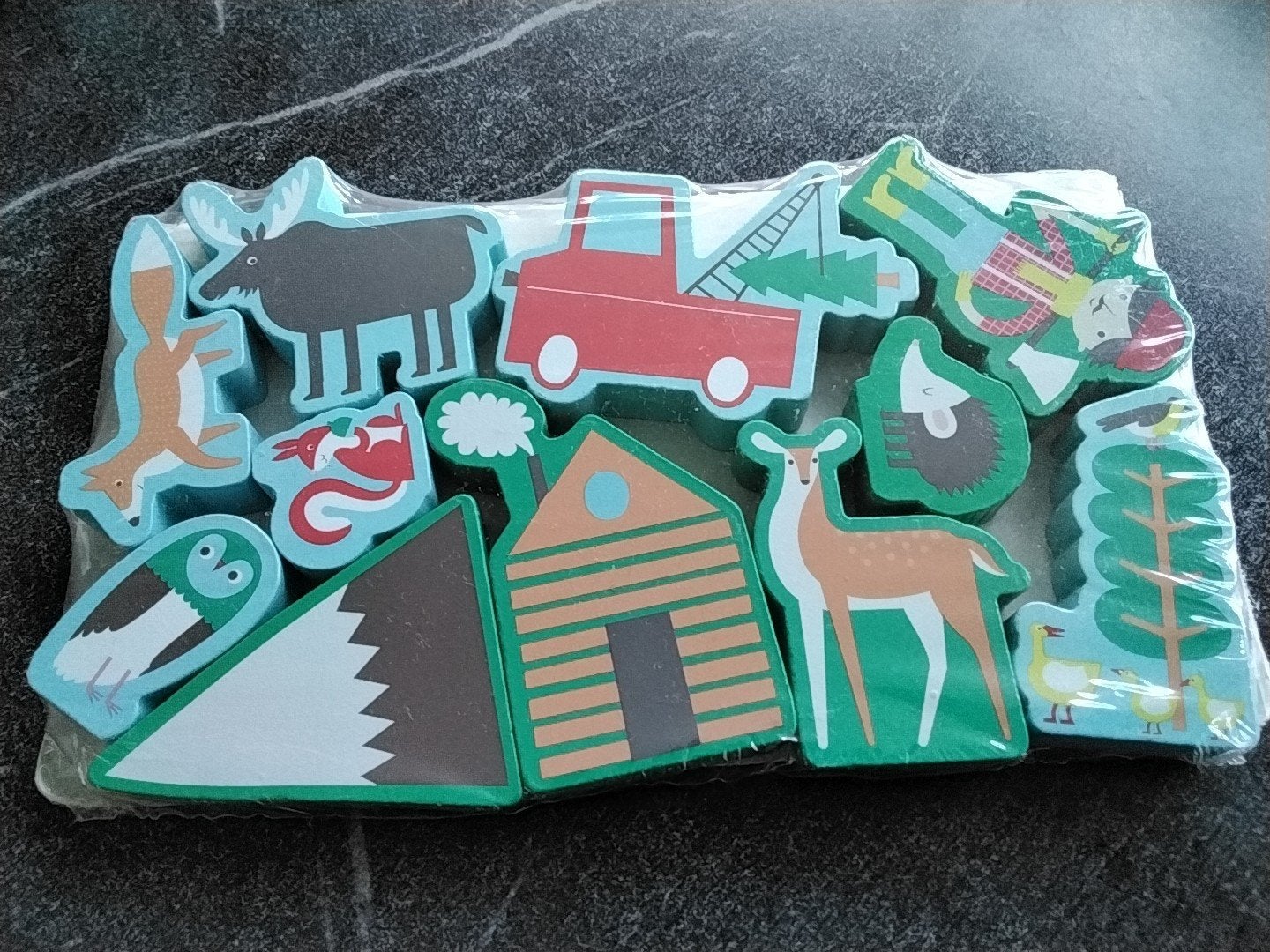 Hema houten speelfiguren - Dieren en natuur, Ophalen of Verzenden, Nieuw, Overige typen