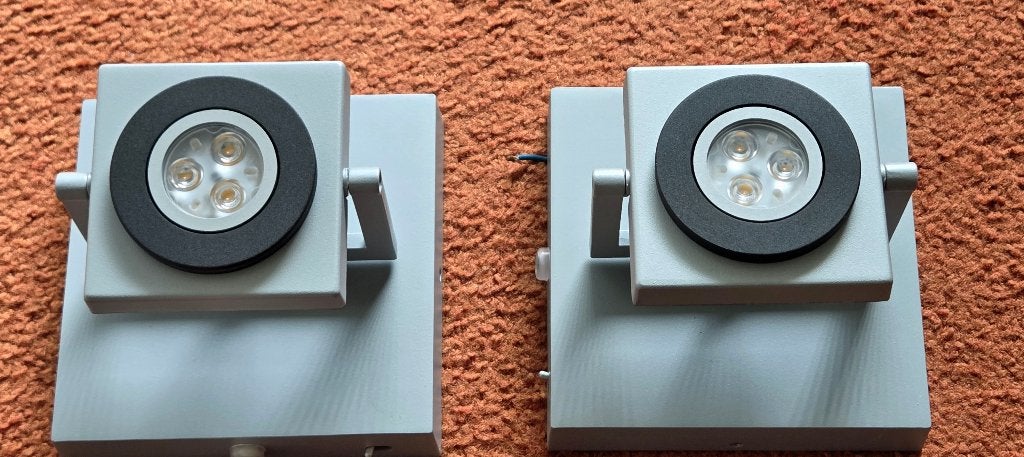 Philips LED plafondspot  kleur aluminium/grijs, Ophalen of Verzenden, Zo goed als nieuw, Plafondspot of Wandspot