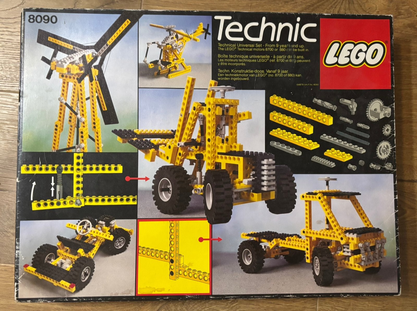 Lego set 8090, Ophalen of Verzenden, Zo goed als nieuw, Technic, Complete set