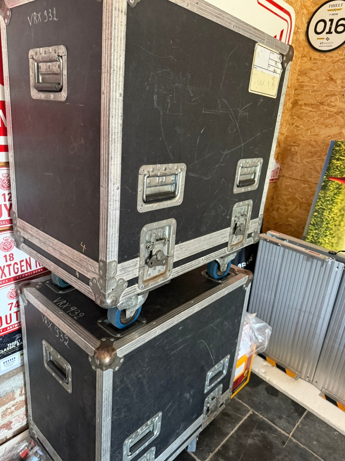 Flightcases (3stuks) jbl vrx 932, Ophalen of Verzenden, Zo goed als nieuw, Overige instrumenten, Flightcase