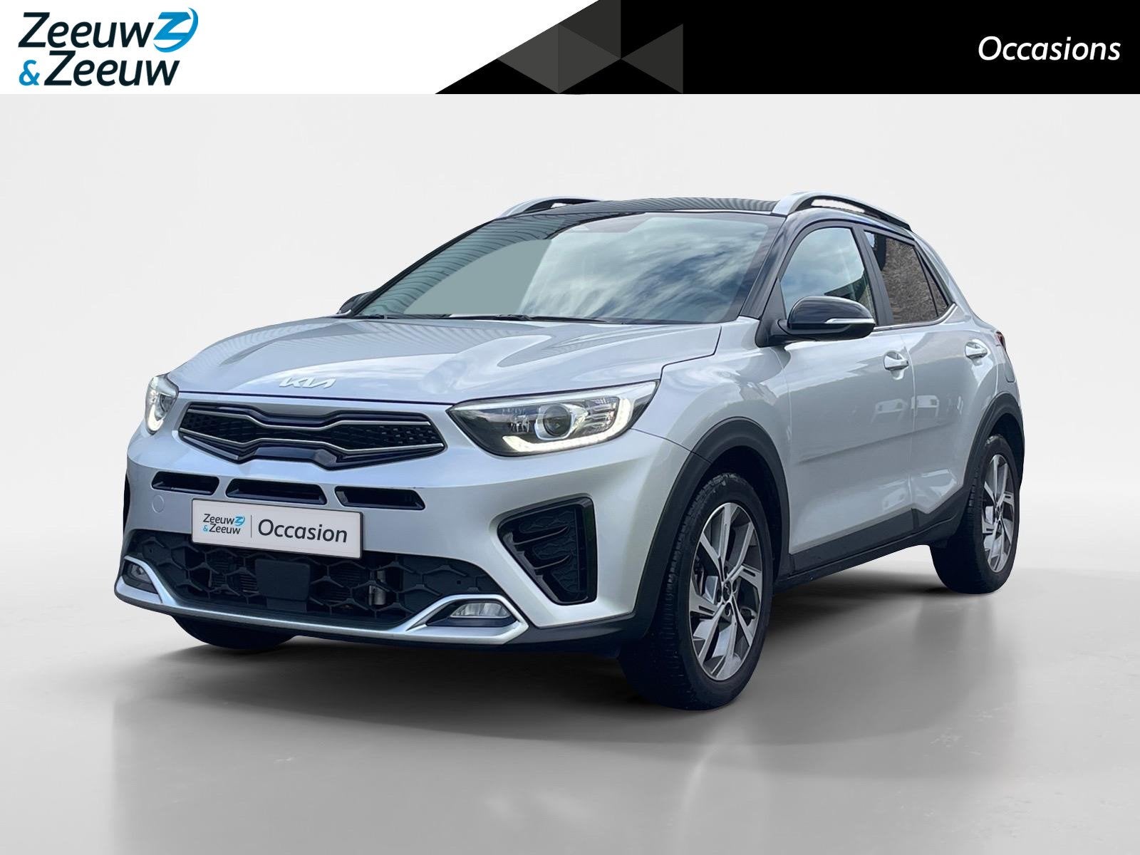 Kia Stonic 1.0 T-GDi MHEV GT-Line Automaat | Climate control, 450 kg, Gebruikt, Euro 6, Leder en Stof