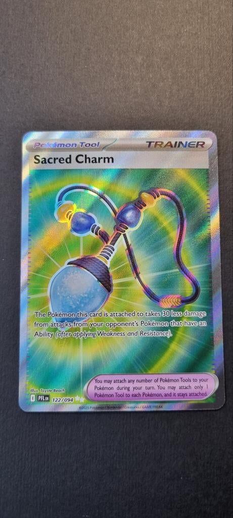 Sacred Charm 122/094 Phantasmal Flames (PFL 122), Ophalen of Verzenden, Zo goed als nieuw, Losse kaart, Foil