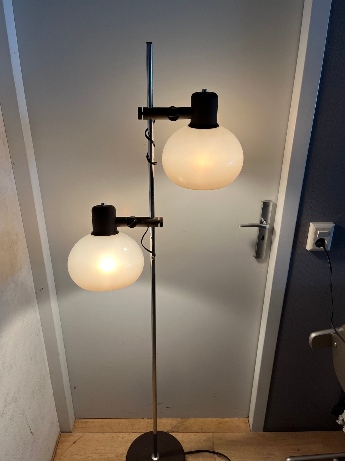 Dijkstra Space age lamp muchroomlamp, Gebruikt, Glas, 150 tot 200 cm, E27 (groot)