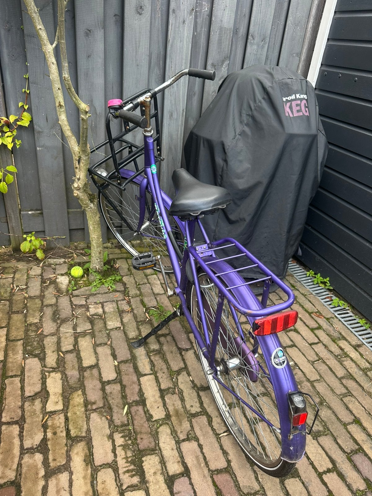 Batavus fiets meisje 24 inch 10-12 jaar, Minder dan 47 cm, Ophalen, Gebruikt, Terugtraprem
