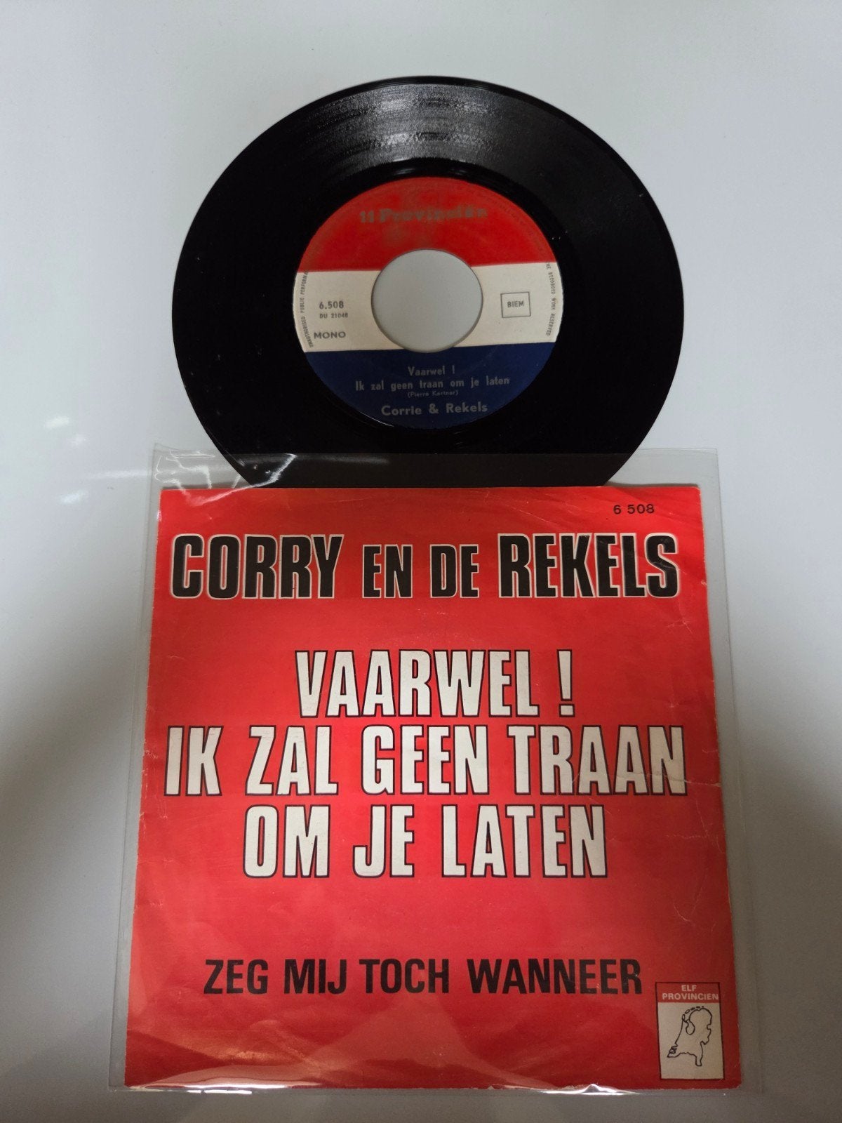 Corry en de Rekels - Vaarwel! Ik zal geen traan om je laten, Cd's en Dvd's, Vinyl Singles, Ophalen of Verzenden, Gebruikt, 7 inch