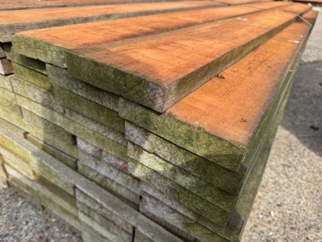 Pakket hardhouten planken GESCHAAFD 252,5x15x3cm (104 stuks), Tuin en Terras, Palen, Balken en Planken, Ophalen, Nieuw, Hardhout