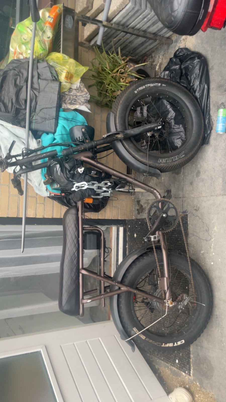 Eb2 Fatbike met beschadigd frame, goede accu, Ophalen, Gebruikt
